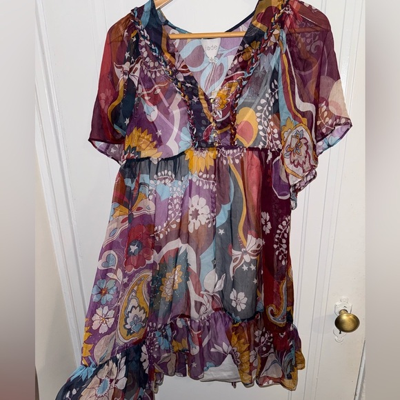 NWT - Jade by Johnny Was Multicolor Floral Dress - Picture 1 of 7